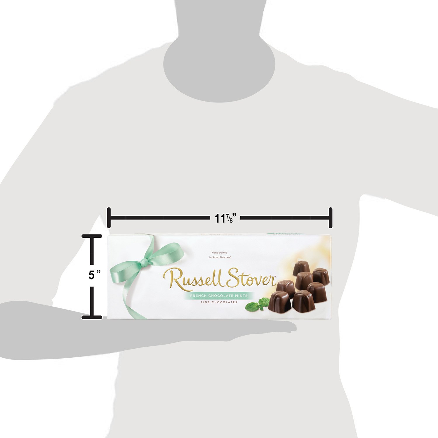 Russell Stover French Chocolate Mints Box 10 Ounce Russell Stover Candy