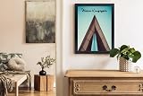 Alison Kingsgate Sleek A3 Picture Frame Engineered Wood Perspex Front Black view 2