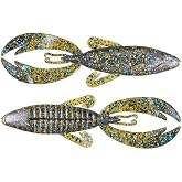 Big Bite Baits 4'' Rojas Fighting Frog/TILAPIA Craw (25 Pack)
