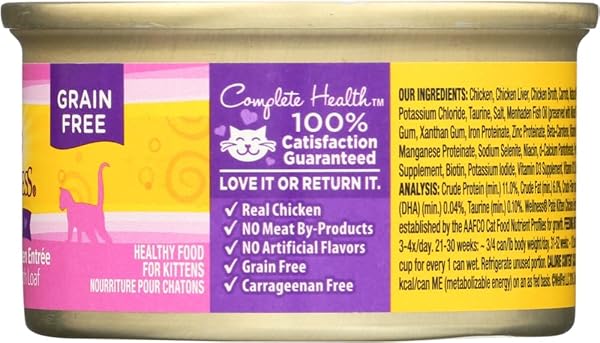 WELLNESS CAT FOOD KITTEN, 3 OZ