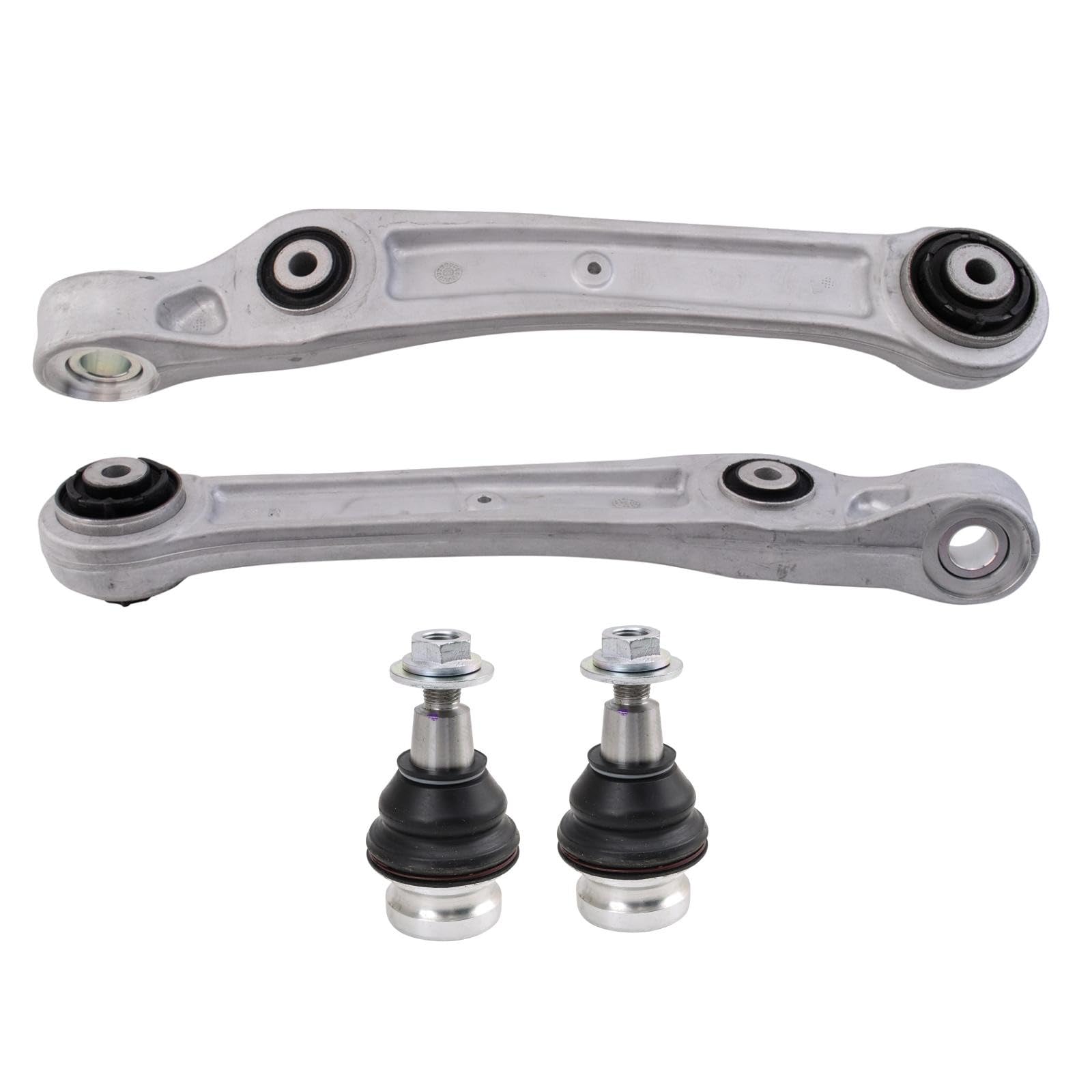 TRQ Front Lower Control Arm with Ball Joint Set Compatible with 20-22 Audi A6 allroad 19-22 A6 Quattro A7 Sportback 18-22 Q5 Q5 PHEV 21-22 Q5 Sportback S6 S7 Sportback SQ5 SQ5 Sportback Image