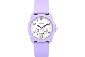 Timex Youth Peanuts Youth Spring 30mm Watch - Purple Strap White Dial Purple Case