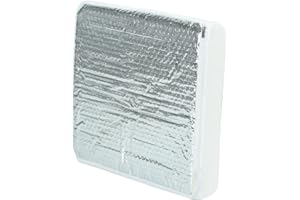 PRUNkuar RV Vent Insulator, 14" x 14" x 3" RV Vent Pillow RV Skylight Insulator with Reflective Surface for Standard RV Shower Skylight