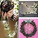 DLOnline 160 Feet Artificial Greenery Fake Ivy Leaves Garland Hanging for Wedding Party Garden Wall Decoration (24pcs) Artificial Leaves,Ivy Garland,Fake Leaves,Greenery Garland,Artificial Ivy