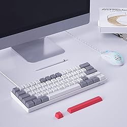 60% Mechanical Gaming Keyboard,Mixed Color Keycaps