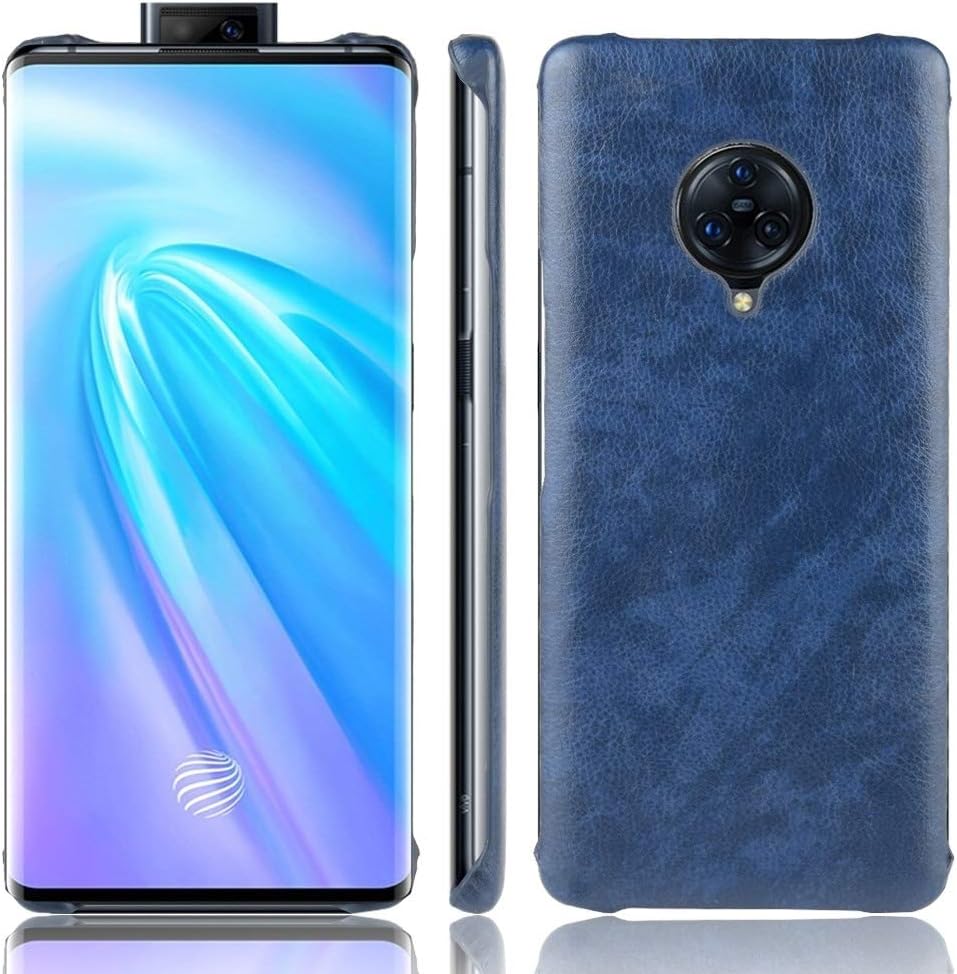 Ruanmaoshi Mobile Products for Vivo NEX 3 Shockproof Litchi Texture PC + PU Case(Black) (Color : Blue)