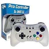 Old Skool Wireless Pro Controller Game Pad for Nintendo Wii U - Grey