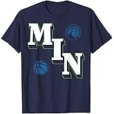 NBA - Minnesota Timberwolves Angled Logo T-Shirt