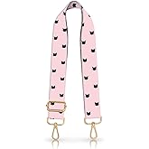 DANHRO Wide Purse Strap Replacement Crossbody Handbag Shoulder Strap Adjustable Bag Straps Replacement