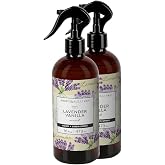 Abbey &amp; Sullivan Linen Spray, Lavender Vanilla, Fabric Freshener and Odor Eliminator, Pack of 2, 16 oz