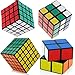 MOFANG FAMILY Black Cube Puzzle Bundle Pack 2x2x2 3x3x3 4x4x4 5x5x5 Set Shengshou Speed Cube Collection Brainteaser Puzzle