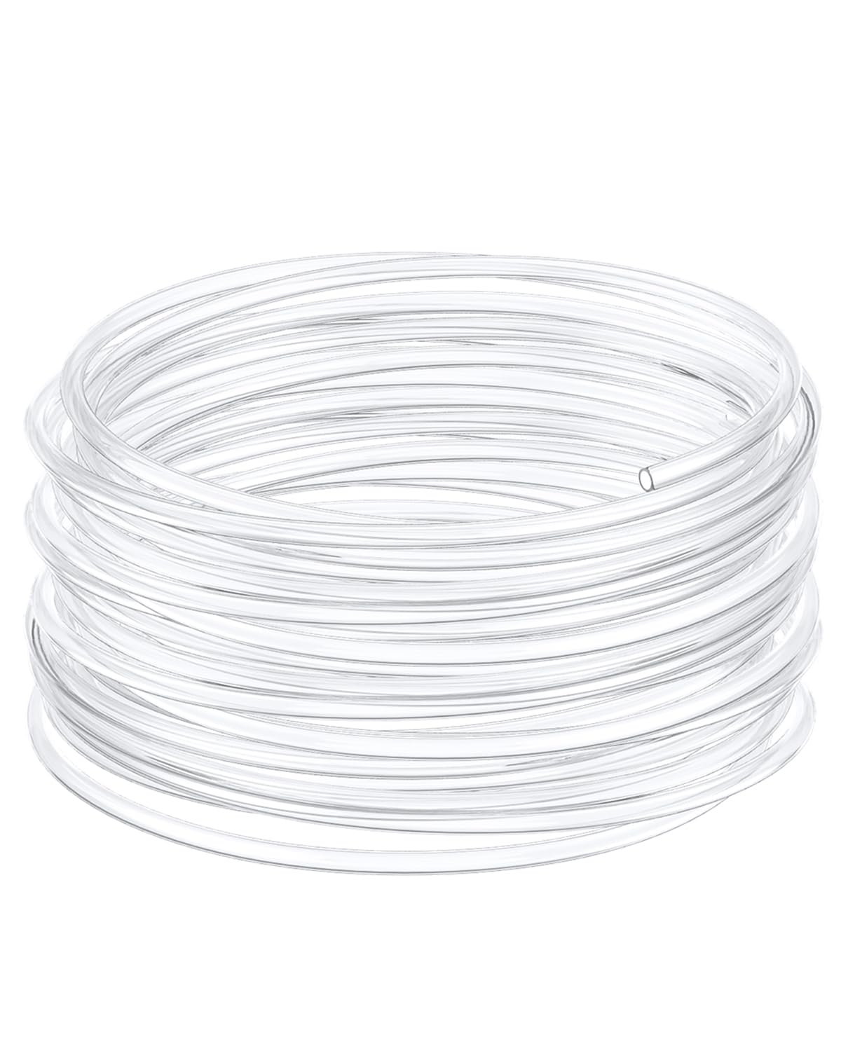 Pawfly Aquarium Airline Tubing 25 m Standard 4-6 mm Air Line Tubing for Fish Tank Air Pump Flexible Kink-Resistant Pure PVC Hose Air Tube for Aquarium Garden Terrarium Pond
