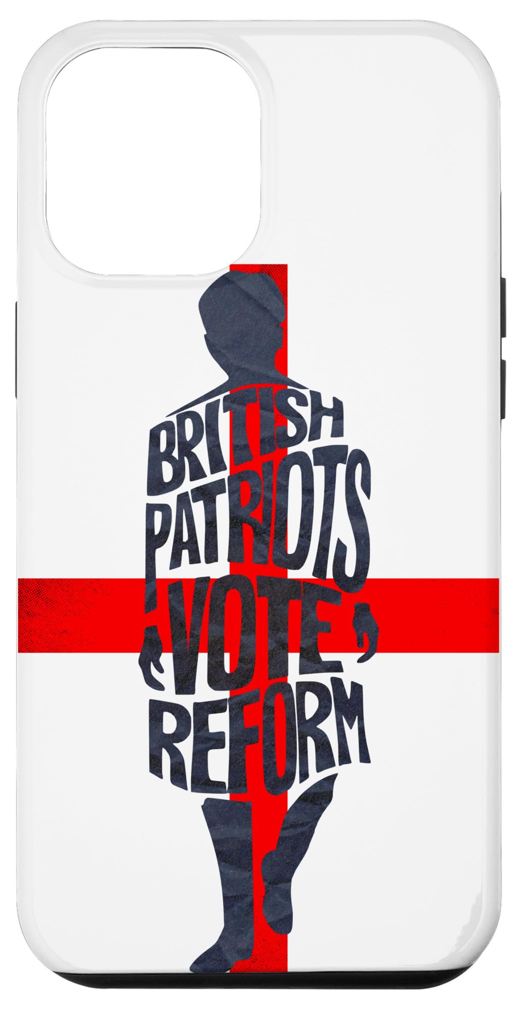 English Politics British Patriots Vote Reform St George Flag Case for iPhone 14 Plus