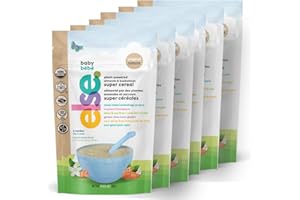 Else Baby Cereal Stage 2 - Almond & Buckwheat Cereal - Plant Based Cereal, Baby Food for 6 Months+ - Balanced, Made w/Real Wh