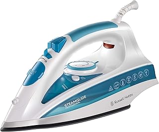 Russell Hobbs Dampfbügeleisen Supreme Steam Pro (2600 Watt, 140 g/min Extra-Dampfstoß, Keramik-Bügelsohle, Selbstreinigungs- & Sprühwasserfunktion, Tropfstopp, Vertikaldampf), Bügeleisen 20562-56