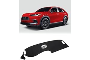 FIILINES Dash Cover for Honda HR-V 2023-2025HRV, Dashboard Mat HRV Accessories Mesh Dash Mat Sunshade Nonslip Protector No Glare Black