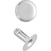 Tandy Leather Nickel Plated Small Rapid Rivets 100 Pack 1271-12