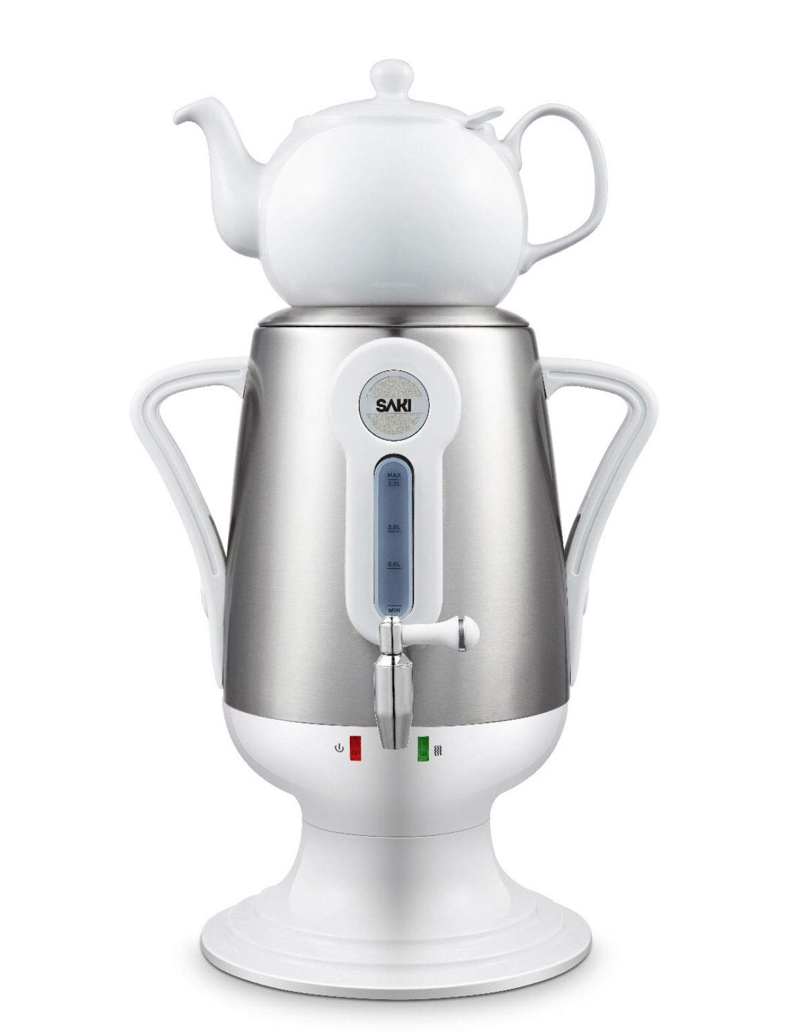 Saki Electric Kettle (3.2 l 110 V) Samovar Tea Maker with Porcelain Tea