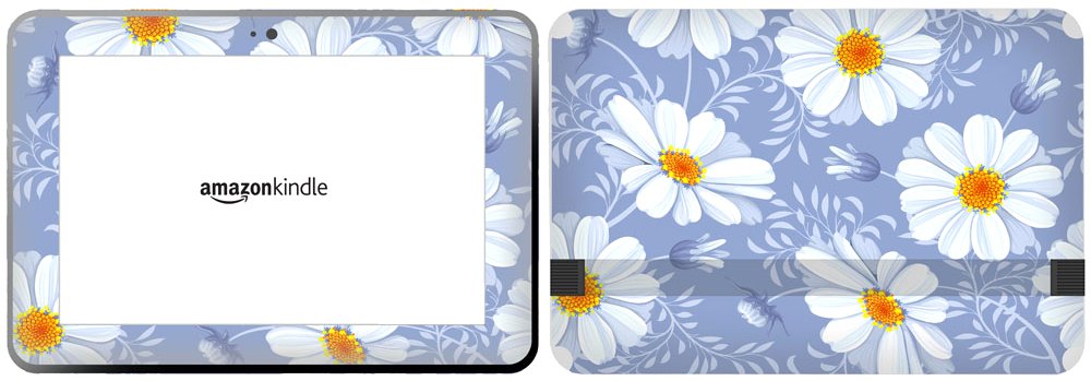 Get it Stick it SkinTabAmaFireHD89_9 Beautiful Flower Design Skin for 8.9-Inch Amazon Kindle Fire HD