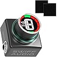 SWIFF Guitar Tuner Pedal, Tiny Pedal Tuner with True Bypass Compact Chromatic Foot Pedal Fits on Any Pedalboard For Acoustic Electric Bass Guitar Mandolin and Other Instruments