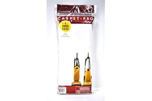 Replacement Part For Carpet Pro Upright Vacuum Cleaner 6Pk Paper Bag # compare to part Cpp-6