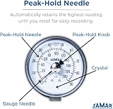 Jamar Hydraulic Hand Dynamometer Performance Health Grip Strength Tester PSI view 6
