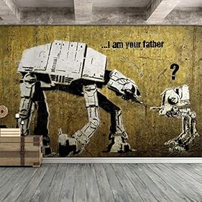 Wall Mural Street Art Graffiti Removable Wallpaper Wall Sticker for Bedroom Living Room - 66x96 inches