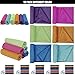 Peicees 10 Pack Microfiber Cooling Towels for Neck Sports Gym Workout Cooling Towel, 40x12 Inches Fast Drying Super Absorbent Compact Lightweight for Climbing Camping Travel Beach