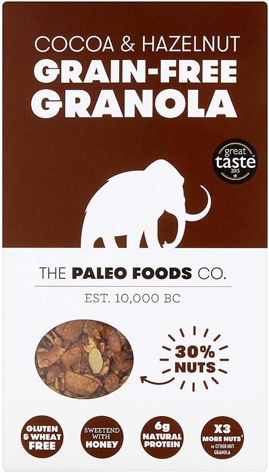The Paleo Foods Co Paleo Cocoa Granola 300g (Pack of 8)