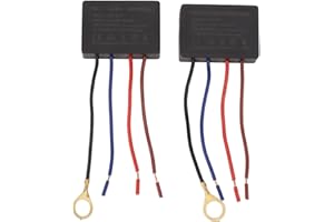 Yosoo 3 Way Touch Sensor Dimmer, Touch Lamp Repair Kit Control Module with 2 Edison Dimmable Bulbs, Replacement Sensor for Ta
