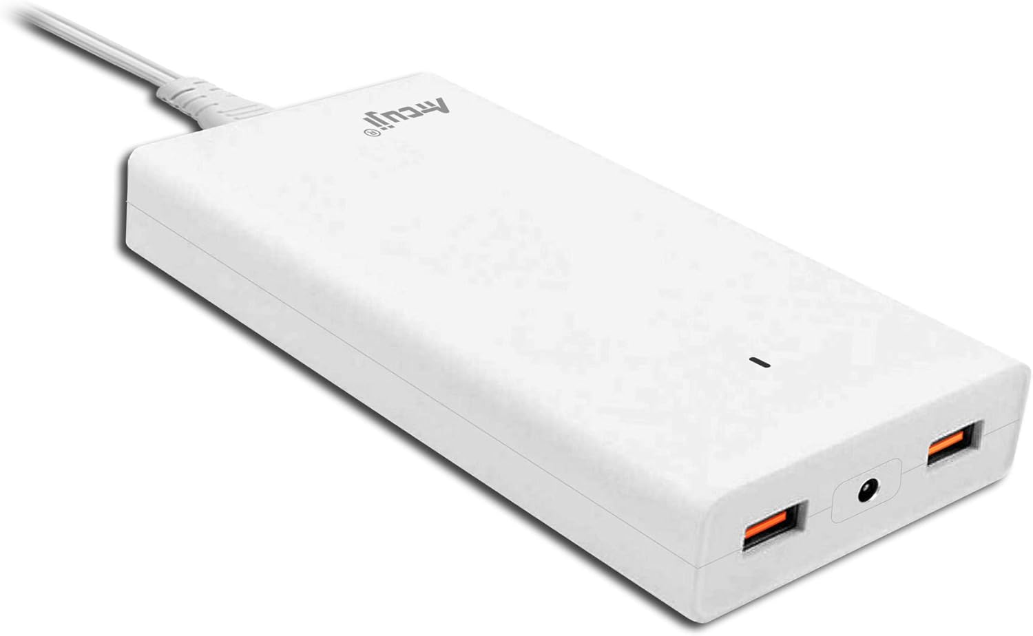 Atcuji 13MA Slim Power Adapter with 130W Power Delivery for Apple 85W Magsafe2 Charger MacBook Pro Power Supply MacBook Air Quick Charge 3.0 iPhone 11 Pro X XS Max iPad Samsung Google more (UL Listed)