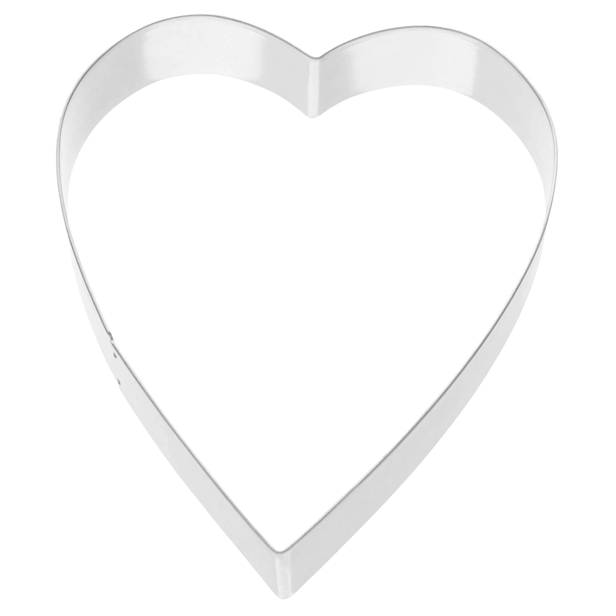 KAISER Christmas heart-shaped gingerbread cookie cutter. Premium quality, made of stainless steel, light, precise cutting, secure, pleasant handling