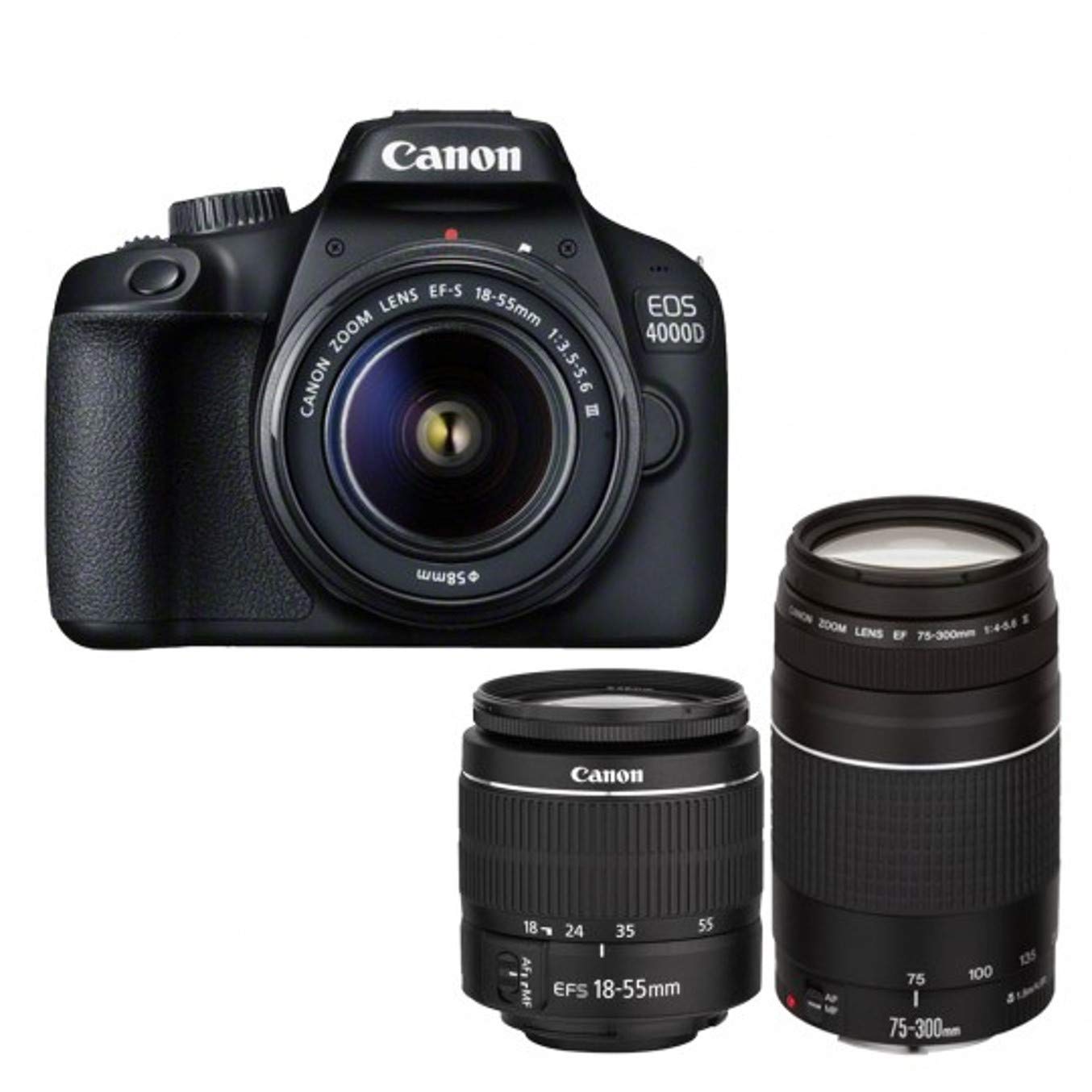 Canon 3011C028, Cámara Digital Reflex EOS 4000D, 18-55 Mm DC ...