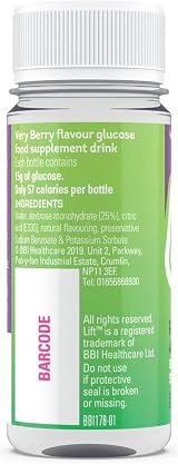 Lift Fast-Acting Glucose Energy Shots Very Berry 12 Pack 60 ml view 9