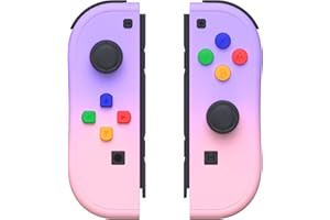 deidow Joycon Controller Compatible with Switch, Wireless Joy Cons Replacement for Switch Controller, Left and Right Switch Joycons Support Dual Vibration/Wake-up Function/Motion Control