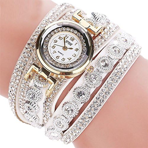 Paymenow Clearance Wrist Watches for Women Girls, 2018 New Luxury Rhinestone Pearl Analog Quartz Watch Fashion Bracelet Watches