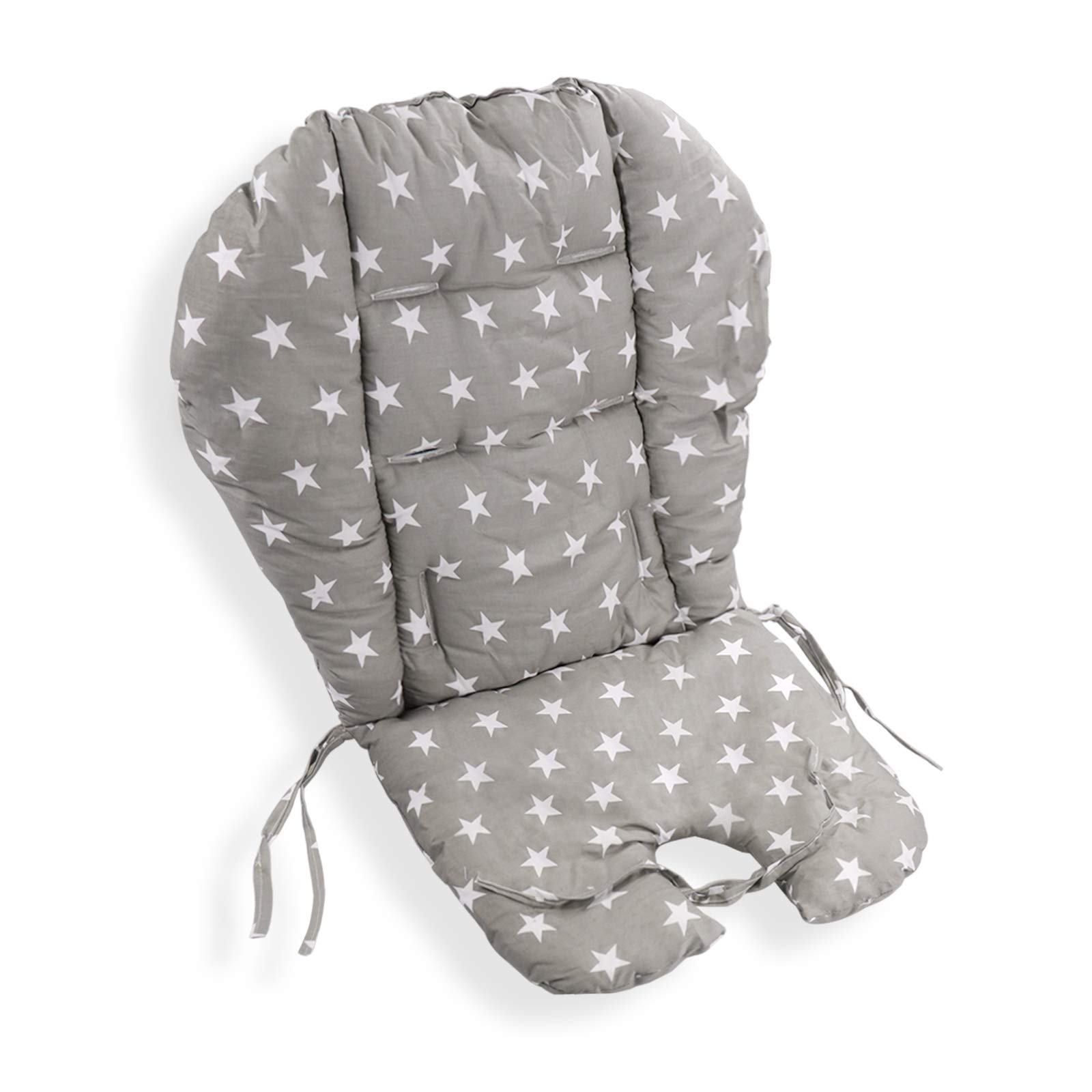 Photo 1 of High Chair Cushion,High Chair Pad,Baby High Chair Seat Cushion Liner Mat Padding Cover Protection Pad for Baby Dining Chair(Gray Star)