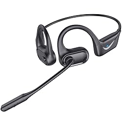 CPTEA Bluetooth Headset with Microphone, Open Ear