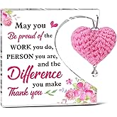 Thank You Gifts For Women Coworkers,May You Be Proud Of The Work You Do Appreciatioan Acrylic Plaque Gifts For Employees Boss Colleague