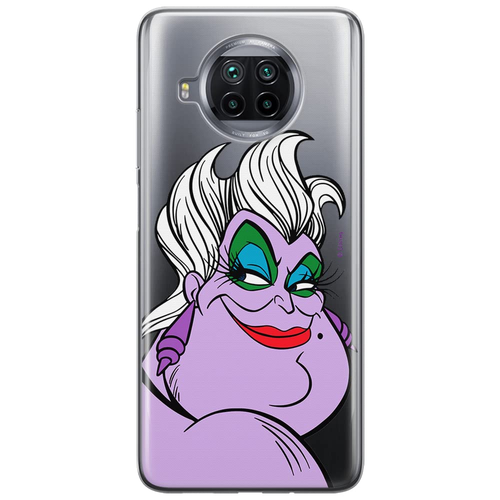 ERT GROUP mobile phone case for Xiaomi MI 10T LITE/REDMI NOTE 9 PRO 5G original and officially Licensed Disney pattern Ursula 001 adapted to the shape of the mobile phone, partially transparent