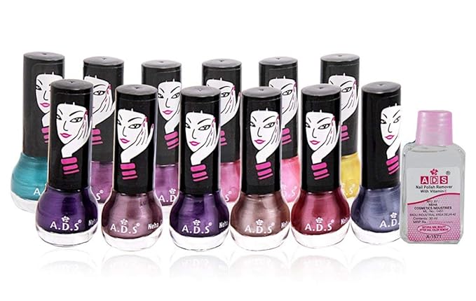 Adbeni Nail Polish or Nail Polish Remover combo Set Pack Of 13Pcs