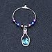 litmage Wine Glass Charms (tag/markers) Wine Charms Set (set of 8 diamonds) Bling Bling Diamonds Summer Sprinng Beach Gifts