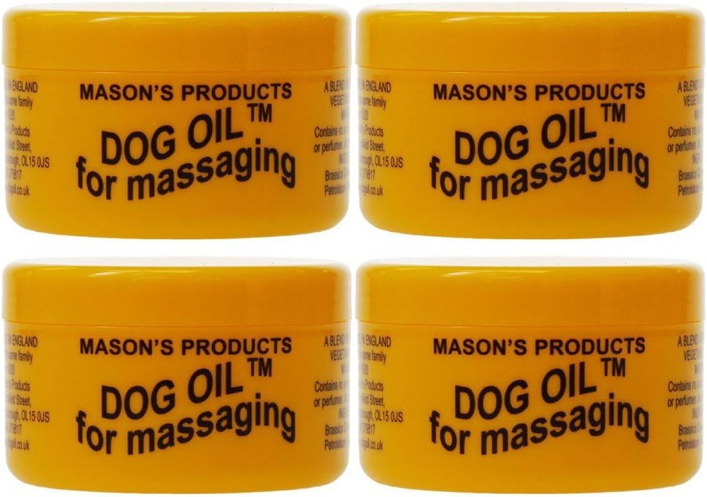 (4 PACK) Dog Oil Dog Oil Massaging Oil 100g 4 PACK BUNDLE