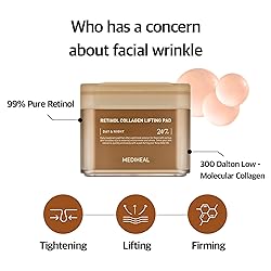 MEDIHEAL Retinol Collagen Lifting Pad - Vegan Face