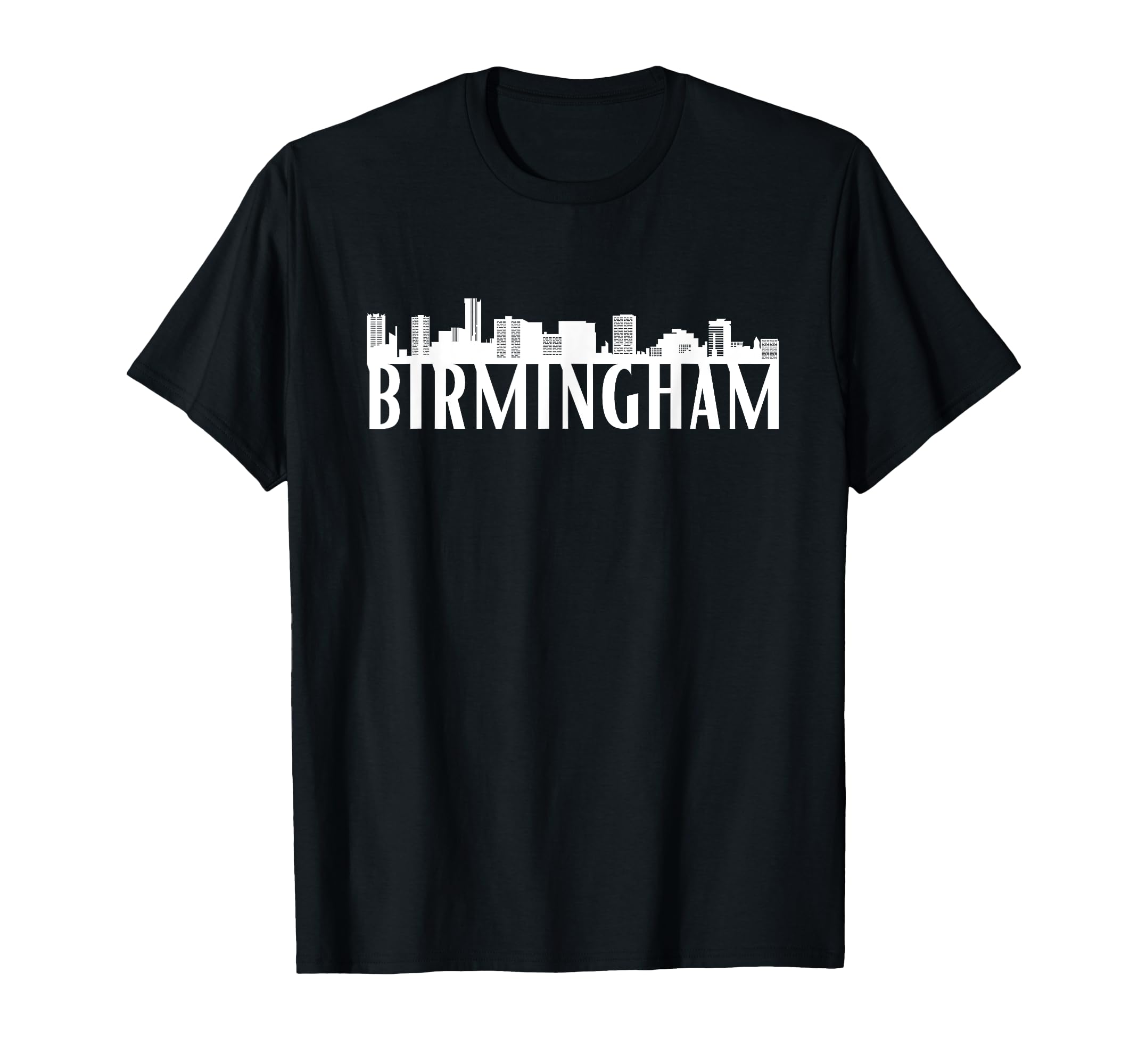 Birmingham City Skyline Silhouette England Britain GB UK T-Shirt