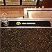 FANMATS 14021 Iowa Hawkeyes Drink Bar Mat - 3.25in. x 24in. - Durable Dish Drying Mat, Easy Clean, Counter Mat