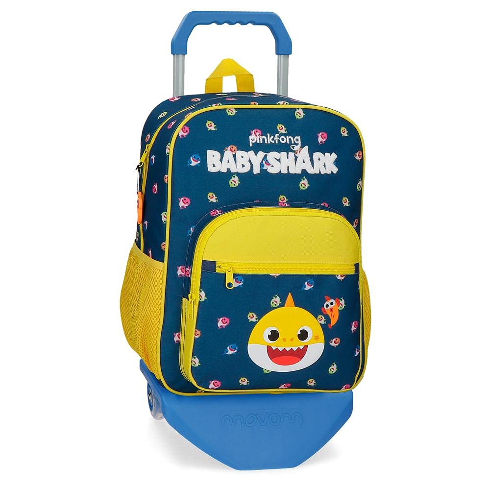 Baby Shark My Good Friend Backpack with Trolley Blue 28.5x38x12 cm Polyester โ image 1