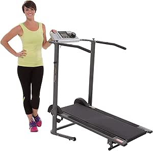 Fitness Reality TR3000 Maximum Weight Capacity Manual Treadmill with 'Pacer Control' &amp; Heart Rate System