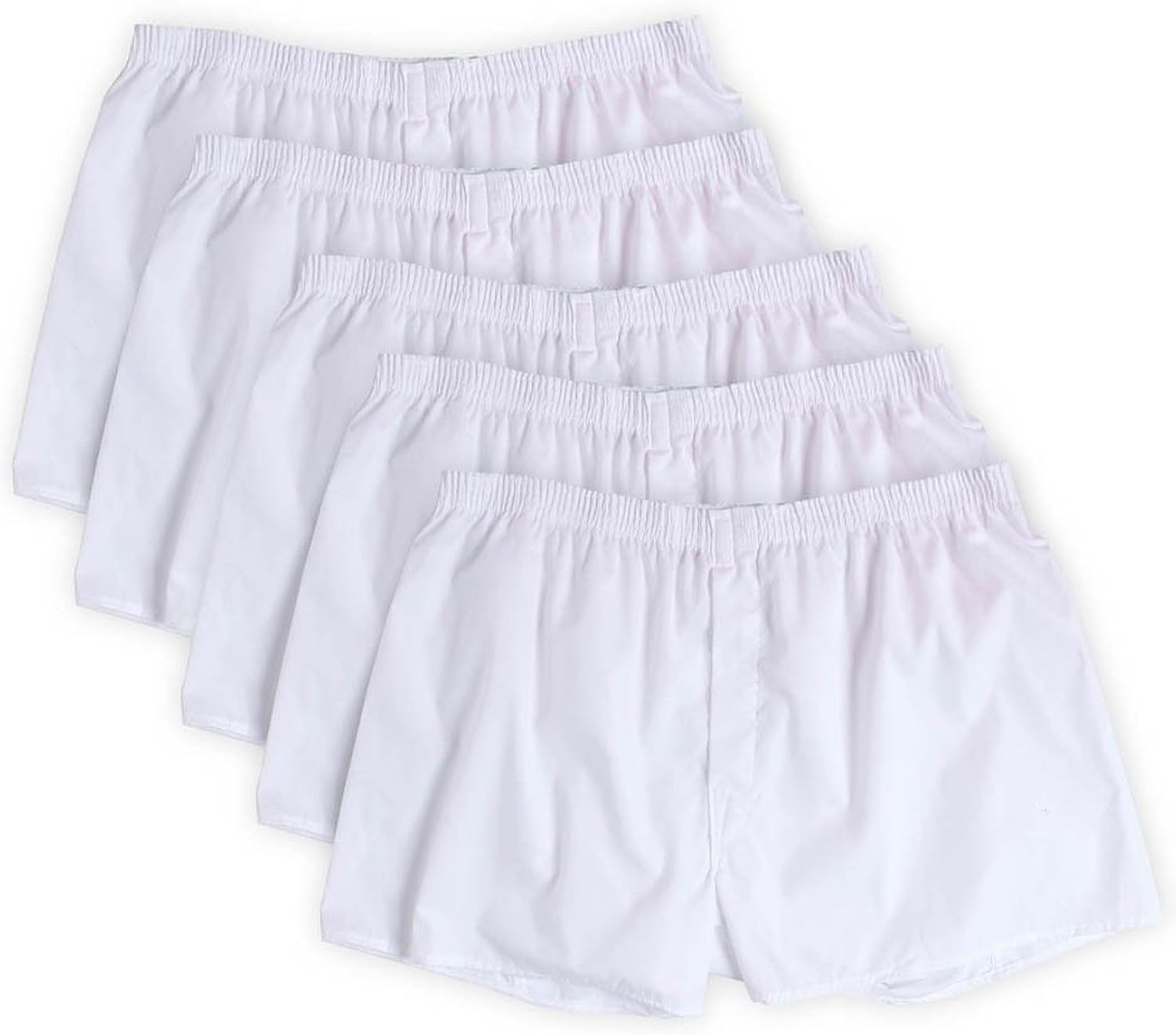 all white boxer shorts
