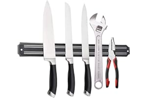 Magnetic Knife Holder for Wall, 12 Inch Magnetic Knife Strip for Home Kitchen Utensil Holder, Knife Organizer